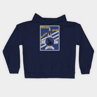 VFA-143 Pukin Dogs - F/A-18 Kids Hoodie